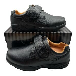 Dr Comfort William X Shoes Mens Sz 12 XW‎ Extra Wide Black Leather Diabetic 6110